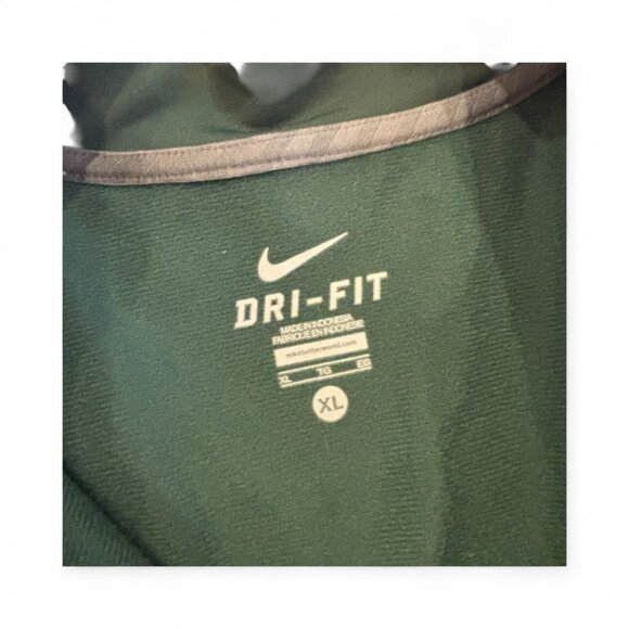Nike Michigan State Spartans Jacket Mens Extra Large Green Track Top Windbreaker - Picture 4 of 12